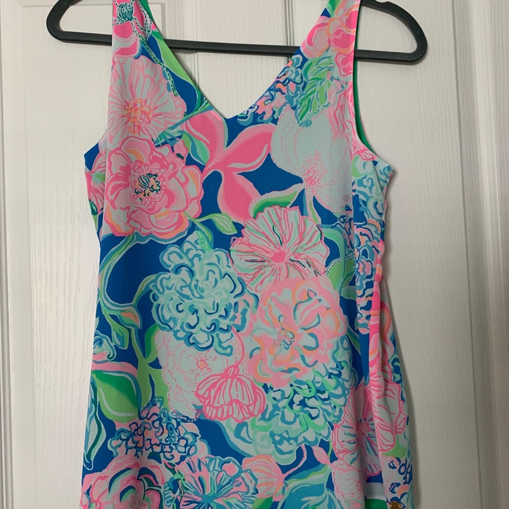 Lilly Pulitzer Florin Top XS  Peony for Your Thoughts Like New